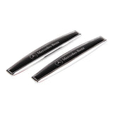 2pcs Mercedes Benz AMG Logo Metal Car Side Body Sticker Emblem Badge Decal