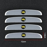 4pcs/set Chevrolet Car Door Mirror Side Anti Collision Sticker Bumper Strips