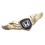 Honda Angle Wings Metal Car Front Hood Bonnet Sticker Emblem Badge