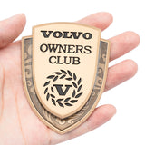 Volvo Metal Shield Car Rear Sticker Auto Window Emblem Badge Decal