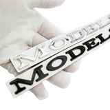 Tesla Model3 Letter Metal Car Rear Sticker Decal Emblem Badge