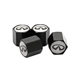 4pcs/set Infiniti Car Air Valve Stem Cap Auto Tyre Valve Covers