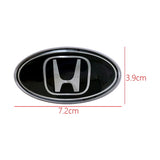 Honda Elliptical Metal Car Window Sticker Emblem Badge Decal