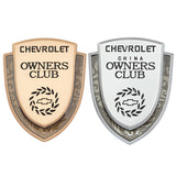 Chevrolet Metal Shield Car Rear Sticker Auto Window Emblem Badge Decal