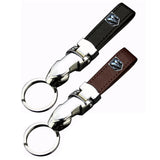 Dodge Leopard PU Leather Car Keychain Key Ring Pendant