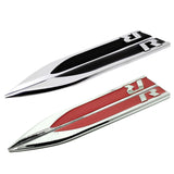 2pcs Volkswagen Rline GTI GTD Logo Metal Car Side Fender Sticker Emblem Badge Decal Decoration