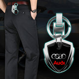 Audi Sline Metal Car Logo Keychain Keyring