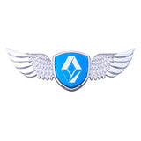 Renault Logo Metal Wings Car Front Hood Bonnet Center Sticker Emblem