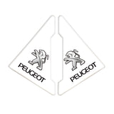 2PCS Peugeot Car Door Corner Edge Cover Anti-Scratch Protective Sticker
