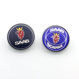 50mm SAAB SCANIA Logo ABS Car Front Hood Emblem Badge Sticker