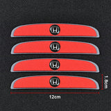 4pcs/set Honda Car Door Mirror Side Anti Collision Sticker Bumper Strips