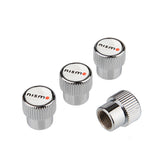 4pcs/set Nissan Nismo GTR Logo Car Air Valve Stem Caps Auto Tyre Valve Covers