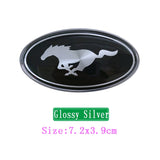 Ford Mustang Elliptical Metal Car Window Sticker Emblem Badge Decal