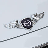 Mazda Angle Wings Metal Car Front Hood Bonnet Sticker Emblem Badge