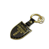 Lincoln Carbon Fiber Car Keychain Pendant