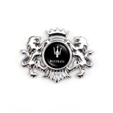 Maserati Double Lion Metal Car Rear Sticker Auto Window Emblem Badge Decal