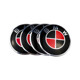 4pcs 56mm BMW M Power Alpina AC Hamann Hartge Car Wheel Center Hub Cap Sticker Decal