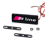 Audi RS Sline Logo Car Front Hood Grille LED Light