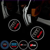 2pcs Audi Sline RS Wireless Car Welcome Door Laser Projection LED Light