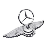 Mercedes Benz Angle Wings Metal Car Front Hood Bonnet Sticker Emblem Badge