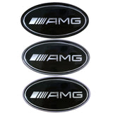 Mercedes Benz AMG Maybach Elliptical Metal Car Window Sticker Emblem Badge Decal