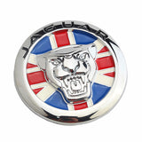 Jaguar UK National Flag Metal Car Front Grille Emblem Badge Auto Body Sticker Decal
