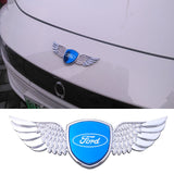 Ford Logo Metal Wings Car Front Hood Bonnet Center Sticker Emblem