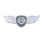 Nissan Metal Wings Car Front Sticker Emblem Badge Decal