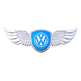 Volkswagen Logo Metal Wings Car Front Hood Bonnet Center Sticker Emblem