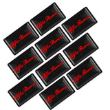 10pcs Alfa Romeo Epoxy Car Armrest Button Sticker