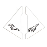 2PCS Ford Musatng Car Door Corner Edge Cover Anti-Scratch Protective Sticker