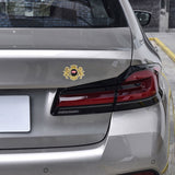 Hyundai Double Lion Metal Car Rear Sticker Auto Window Emblem Badge Decal