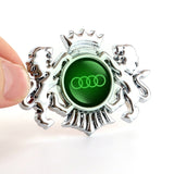 Audi Sline Double Lion Metal Car Rear Sticker Auto Window Emblem Badge Decal