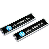 2pcs/set Volkswagen GTI Racing Logo Metal Car Side Sticker Auto Emblem Badge
