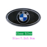 BMW M Power Elliptical Metal Car Window Sticker Emblem Badge Decal