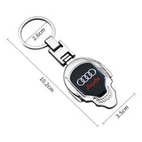 Audi Sline Skull Metal Car Keychain Key Holder