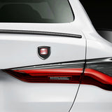 2pcs 39x39mm SEAT Shield Metal Car Window Sticker Emblem Badge Decal