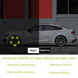 20pcs/set Acura Car Wheel Rim Warning Reflective Emblem Stickers
