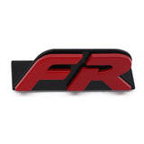SEAT FR Logo Metal Car Front Hood Grille Emblem Bagde Rear Sticker Decal