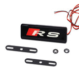 Audi RS Sline Logo Car Front Hood Grille LED Light