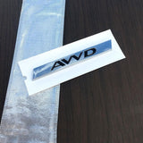 10.3x1.4cm Jaguar AWD ABS Car Rear Sticker Decal