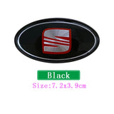 SEAT FR Elliptical Metal Car Window Sticker Emblem Badge Decal