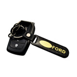 Ford EDGE Carbon Fiber Car Logo Keychain Keyring