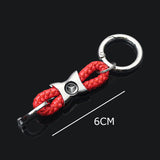Mercedes Benz AMG Smart Apple Tree Logo Braided Rope Car Keychain Keyring