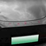 Tesla Letter ABS Car Front Hood Emblem Badge Rear Sticker Decal