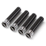 4pcs/set Opel Logo Carbon Fiber Car Door Bolt Lock Pins Gate Lock Screws
