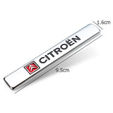 2pcs Citroen Logo Car Fender Side Emblem Badge Sticker