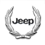 Jeep Wheat Metal Car Window Sticker Emblem Badge Decal