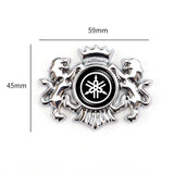 Yamaha Double Lion Metal Car Rear Sticker Auto Window Emblem Badge Decal