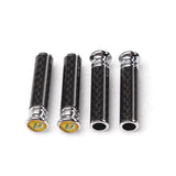 4pcs/set Renault Logo Carbon Fiber Car Door Bolt Lock Pins Gate Lock Screws